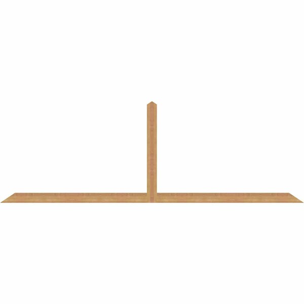 Ekena Millwork Portland Timber Gable Bracket, Western Red Cedar, 108"W x 36"H x 1 1/2"D x 3 1/2"F, 8/12 Pitch GBW108X36X0204POR00SWR - main